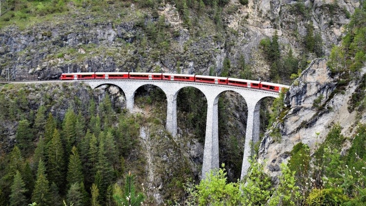 Swiss viaduct
