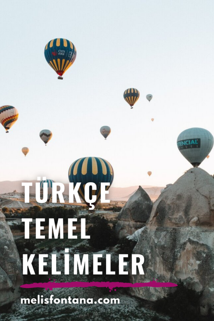 Türkçe Temel Kelimeler | Türkçede Mutlaka Bilinmesi Gereken Kelimeler ve Kalıplar