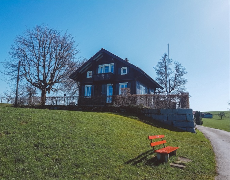 Hirzel country house in Switzerland