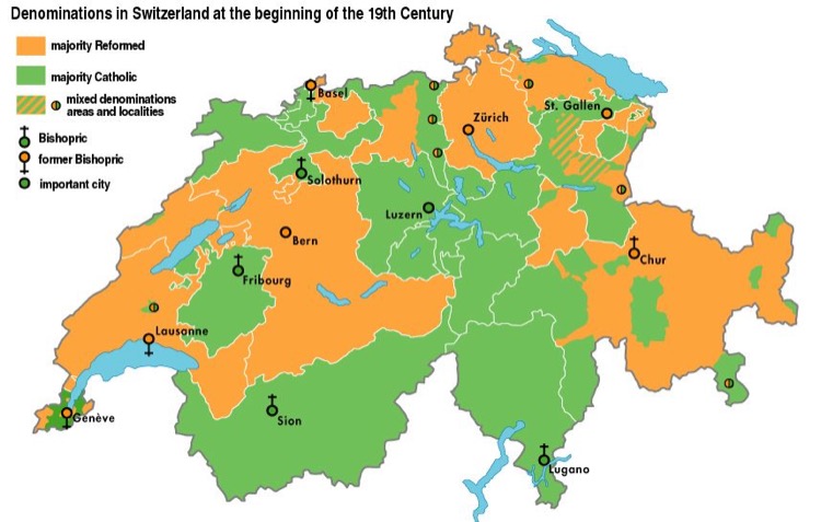 Swiss Civil War and Federal Constitution