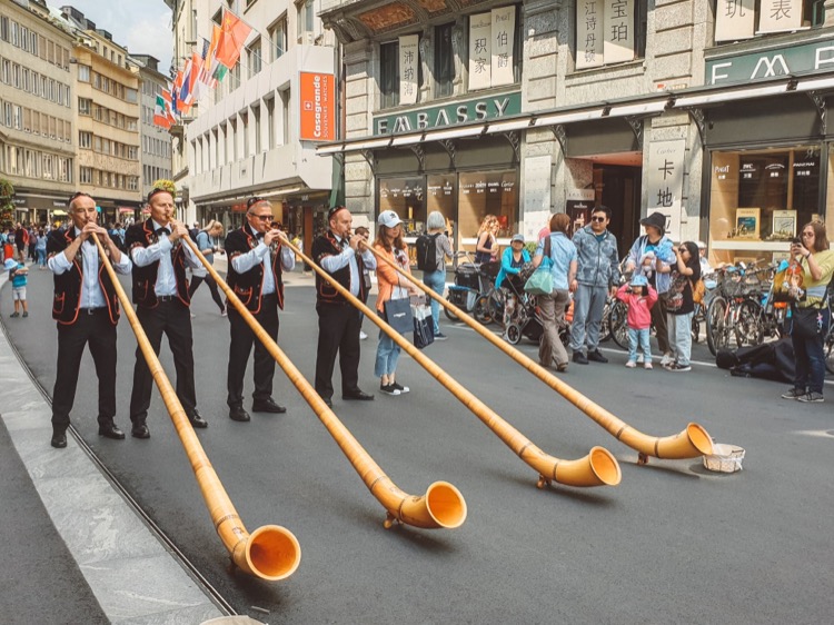 Traditional Swiss Instrument - Alphorn