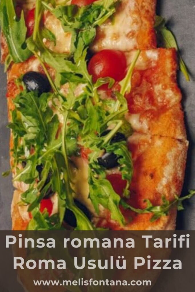 Pinsa romana Tarifi | Roma Usulü Pizza