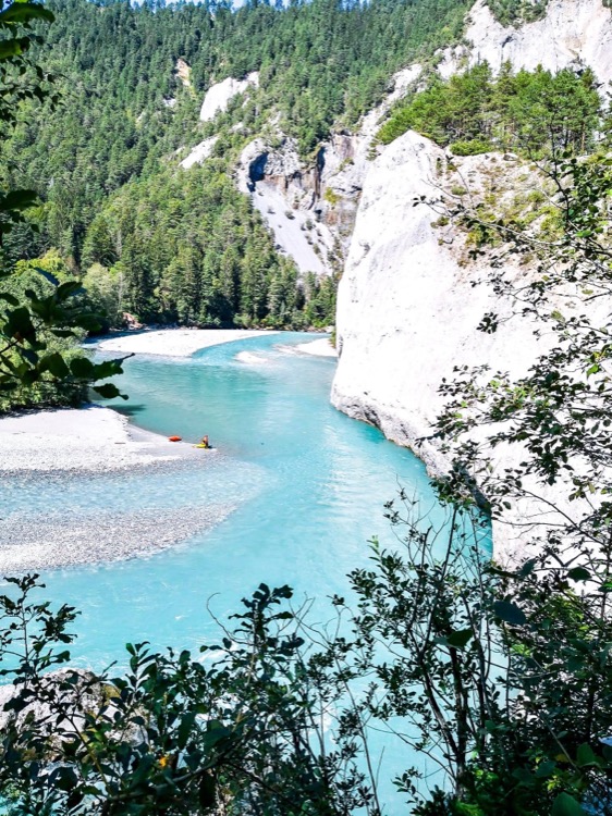 Ruinaulta Swiss river