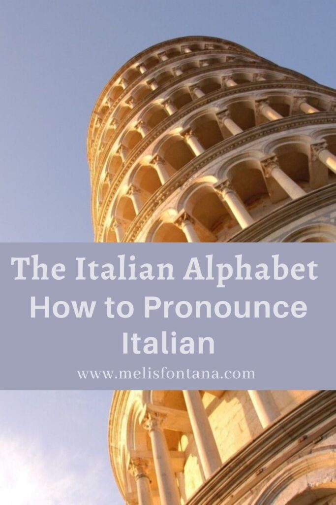 Lesson 1: The Italian Alphabet | How to Pronounce Italian