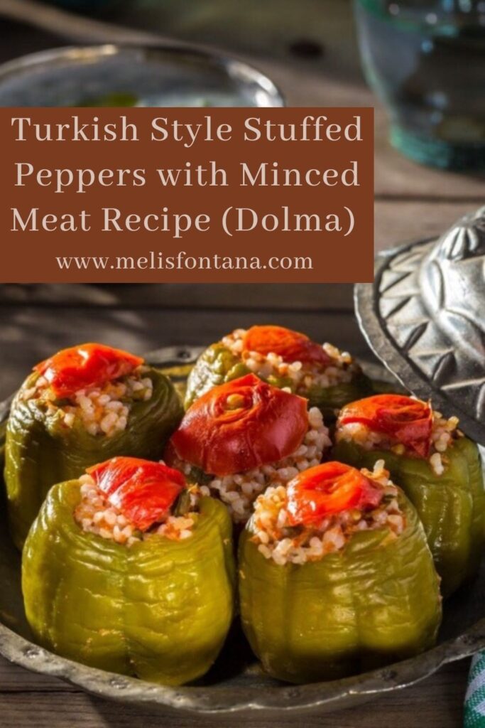 Turkish Style Stuffed Peppers (Dolma) Recipe | How to Make Stuffed Peppers with Minced Meat?